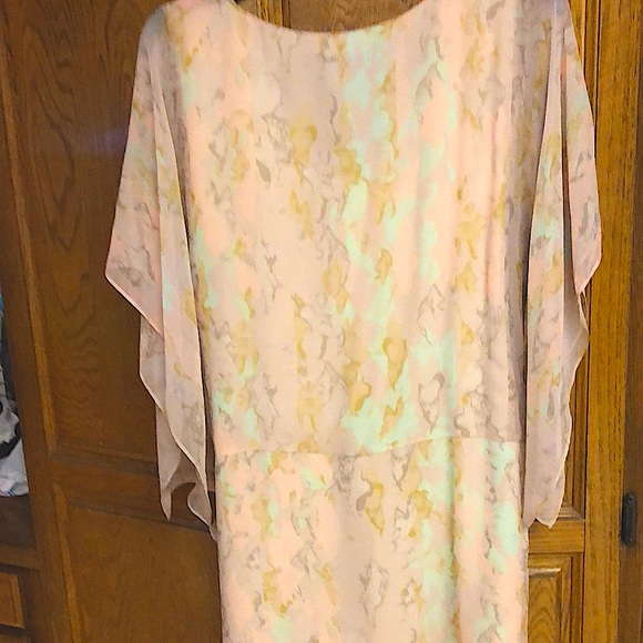 New Rory Beca 100% Silk Chiffon Drawstring Mini Dress - Picture 4 of 6